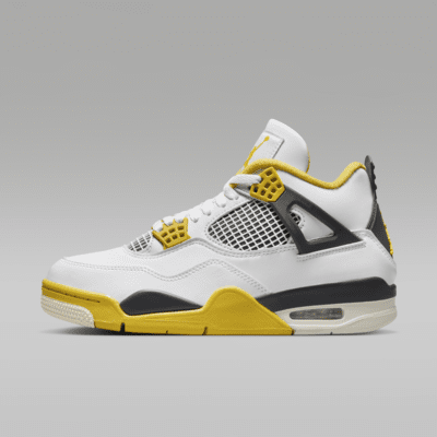 Jordan 4 grey and yellow discount